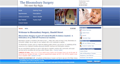 Desktop Screenshot of bloomsburysurgery.nhs.uk